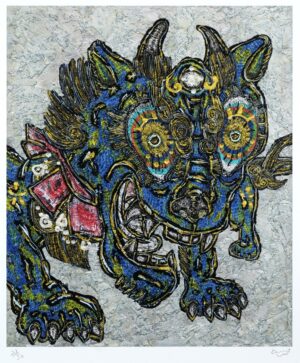 小松 美羽｜一対で一体の拒魔犬