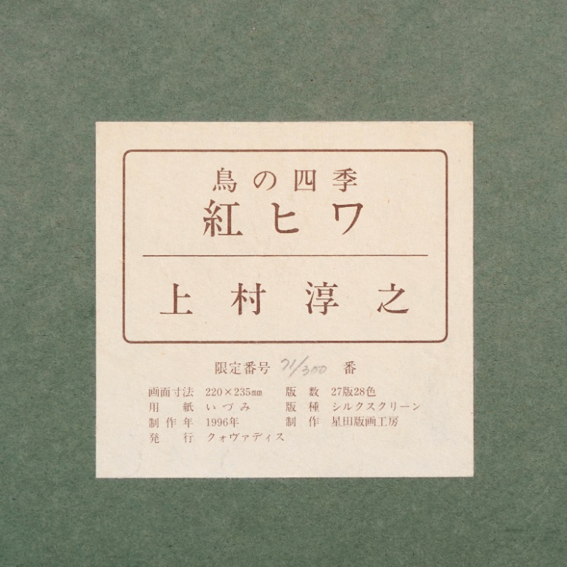 LOT 123 上村 淳之